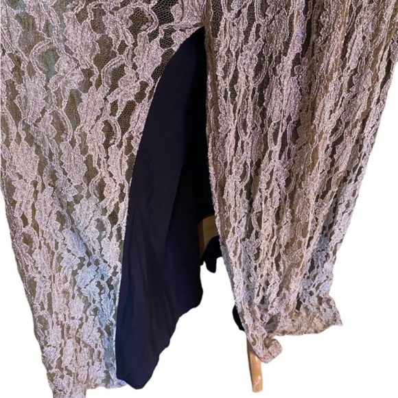 Free People Sz 6 Maxi Antique Style Lace Dress - Picture 10 of 11